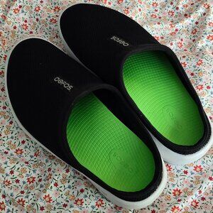 Men's OOcoozie Sport Mule - White Black